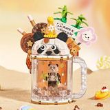 Nacario LZ-4206 Loz Panda Ayi Dondurma Kupasi 297 Parça Block Oyuncak