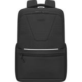 Nacario Mack Office Eco MCE-1213 Çevre Dostu 16 Inç Su Itici Laptop Sırt Çantası, USB Şarj Portlu Bilgisayar ve Notebook Çantası, Kadın Erkek Bilgisayar Iş Çantası, Üniversite Okul Çantası, Siyah