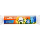 Nacario Macro Max Büzgülü Çöp Torbası Büyük Boy (65X70CM) Hanımeli Kokulu 10 Adet Süper Ekonomik Paket