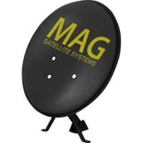 Nacario Mag 60 Cm Ofset Siyah Çanak Anten Küçük Mount (10'Lu Paket)