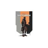 Nacario Man Walking Art Sketchbook: Paperback Art Cover Travel Sketchbook With Art-Prompts For Creative Exploration - Travel-Sized 5 x 8 Inch Artbook With 150+ Prompts