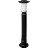 Nacario Mantar Uzun 80 cm Bahçe Aydınlatma Armatürü - Set Üstü Yol Aydınlatma Lambası E27 Duy, IP54 Su Geçirmez, Zita Yerli Üretim Siyah Bahçe Direği (Ampul Hariç)