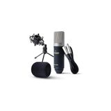 Nacario Marantz Professional MPM-1000 - Podcast, Akış, Şarkı Söyleme, Tele-Çalışma ve Oyun Için Masa Standı ve Kablolu Xlr Kondenser Stüdyo Mikrofonu