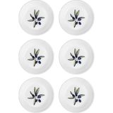 Nacario [marka] Olivos Yemek Tabağı 6lı Set 20 cm OVS0011