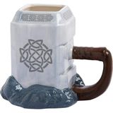 Nacario Marvel Thor Mjolnir Seramik Oyulmuş Kupa