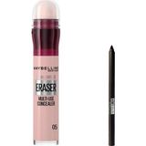 Nacario Maybelline New York Instant Anti Age Eraser Kapatıcı - 05 Brighten & Maybelline Tattoo Mini Jel Göz Kalemi Hediyeli
