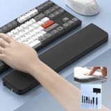 Nacario Mcstorey Ergonomik Klavye Bilek Desteği ve 22-In-1 Temizlik Kiti – Gizli Saklama ve Manyetik Organizer Tasarım, Mekanik Klavye Uyumlu Masaüstü Düzenleyici, Telefon Kulaklık Laptop Temizleme Seti Siyah