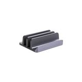 Nacario Mcstorey Laptop Standı Dikey Metal Stand MacBook ile Uyumlu Ergonomik Notebook Bilgisayar Tutucu Masaüstü Düzenleyici Alüminyum Gri