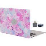 Nacario Mcstorey MacBook Pro 13 Inç Çiçek Desenli Kılıf A2338 M1 M2 Uyumlu | Lazer Baskılı Sert Koruyucu Kapak | A1706 A1708 A1989 A2159 A2251 A2289 Laptop Kılıfı Açık Pembe