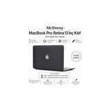 Nacario Mcstorey MacBook Pro 13 Inç Kılıf A1425 A1502 Uyumlu Sert Kapak Hard Case Koruyucu Retina 13 Inç Laptop Kılıfı Çizilme ve Darbelere Dayanıklı Ince Hafif Tam Korumalı Kapak Siyah