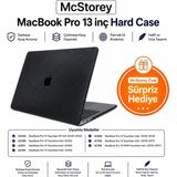 Nacario Mcstorey MacBook Pro 13 Karbon Fiber Desenli Kılıf A1706 A1708 A1989 A2159 A2251 A2289 A2338 M1 M2 Uyumlu Ince Hafif Sert Kılıf Koruyucu Kapak Siyah