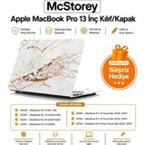 Nacario Mcstorey MacBook Pro 13 Mermer Desenli Kılıf A1706 A1708 A1989 A2159 A2251 A2289 A2338 M1 M2 Uyumlu Baskılı Sert Kılıf Ince Hafif Koruyucu Kapak R-09