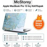 Nacario Mcstorey MacBook Pro 13 Mermer Desenli Kılıf A1706 A1708 A1989 A2159 A2251 A2289 A2338 M1 M2 Uyumlu Tpu Sert Kılıf Ince Hafif Koruyucu Kapak R-38