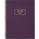 Nacario Mead Cambridge Toplantı Defteri/günlük, Mor, 80 Çift Telli Çarşaf, 20 cm x 17 cm (49556)