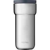 Nacario Mepal Ellipse Termos Kupa, 375 Ml, Fırçalanmış, Kahve Demliği, Termos Bardak, Çay Bardağı, Sızdırmaz, Paslanmaz Çelik, Termik Fincan, Neredeyse Tüm Içecek Tutucularına Uyar