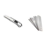 Nacario Metal Falçata Maket Bıçağı + 10 Adet Yedek Uç