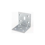 Nacario Metal L Demir 40X40X40 mm (50 Adet) Raf Dolap Mobilya Köşe Bağlantı Aparatı Duvar Sabitleme Seti