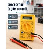 Nacario Mey Ithalat® Dijital Multimetre Ölçü Aleti Ac Dc Ölçüm ve LCD Ekranlı Yeni Nesil