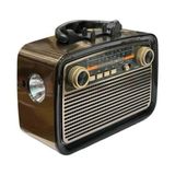 Nacario Mey Ithalat® Eskitme Nostalji Tasarımlı Bluetoothlu Nostalji Radyo Ahşap Nostaljik Görünümlü