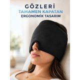 Nacario Mey Ithalat® Soğuk & Sıcak Kompres Özellikli Jel Başlık Ergonomik Rahatlama Maskesi