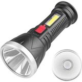 Nacario Mey Ithalat® Uzun Menzilli Şarjlı El Feneri 9 LED ve 4 Modlu Güçlü Aydınlatma