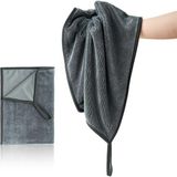 Nacario Mıclo Cleanıng | Kirpi Bez | Profesyonel Oto Kurulama Bezi | Bükümlü Iplik Ultra Kalın Doku | Mikrofiber Araç Yıkama Bezi, Araba Kaporta ve Torpido Temizlik Havlusu
