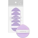 Nacario Mıssha Yüksek Kapatıcılık Sağlayan Yumuşak Makyaj Süngeri 5 Adet Lila Renkli Glow Layering Fit Puff