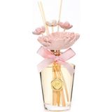 Nacario Missi 130 ml Pembe Çiçek Seramik Taş Bambu Çubuklu Garden Rose-Pudra Oda Kokusu