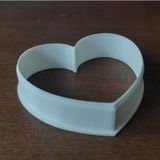 Nacario Mizaku Kalp Şeklinde Kurabiye Kalıbı 10CM Büyük Boy