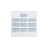 Nacario Mobilya Dolap Duvar Sabitleme 10 Adet Metal Köşebent Düz Gönye 40X100 mm Bağlantı Aparatı