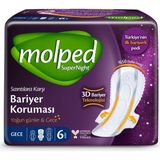 Nacario Molped Supernight Uzun Gece Pedi (1 x 6 Adet)