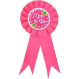 Nacario Mom To Be Yazılı Rozet Pembe Renk