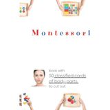Nacario Montessori Book With Classified Cards Of Body Parts To Cut Out: 30 Three Part Cards For Toddlers/kids/preschoolers, English Flash Cards To Cut Out, ... Language, Language Development For Toddlers