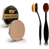 Nacario mt Make Up Cover Porselen Fondöten Kapatıcı Orta Ton Kaşık Fondöten Fırçası MT-209