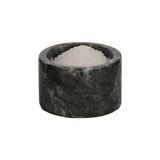 Nacario Nero Mermer Baharatlık 6X10 cm Mermer Tuzluk Biberlik Dekoratif Baharatlık Siyah