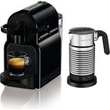 Nacario Nespresso Inissia D40 Siyah + Aeroccino 4 Kahve Makinesi Seti