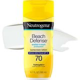Nacario Neutrogena Beach Defense Suya Dayanıklı Güneş Koruyucu Losyon, Geniş Spektrumlu Spf 70, Yağsız ve Paba Içermeyen Hızlı Emici Güneş Koruyucu Losyon, Uva/uvb Güneş Koruması, Spf 70, 6.7 Oz