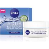 Nacario Nıvea Aqua Sensation Canlandırıcı Yüz Bakım Kremi 50ML, Nemlendirici, Salatalık Özü, Dolgun Cilt