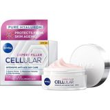 Nacario Nıvea Cellular Expert Filler Yoğun Yaşlanma Karşıtı Gündüz Bakım Yüz Kremi 50 Ml, Hyaluronik Asit ve Folik Asit, SPF30 Güneş Koruması