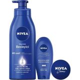Nacario Nıvea Creme 30ML, Yoğun Besleyici Vücut Sütü 400ML, Nemlendirici El Bakım Kremi 75ML, Kuru Cilt, Yoğun Nemlendirici Bakım