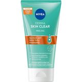 Nacario Nıvea Derma Skin Clear Sivilce Karşıtı Yüz Temizleyici Peeling 150ML, Gözenek Arındırıcı,siyah Nokta Azaltır,salisilik Asit,deniz Tuzu, Niasinamid