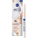 Nacario Nıvea Hyaluron Cellular Filler Renkli Göz Bakım Kremi 15 Ml, Açık Ton, Göz Altı Kapatıcısı, Nemlendirici