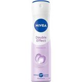 Nacario Nıvea Kadın Sprey Deodorant Double Effect 150ML, 72 Saat Anti-Perspirant Koruma, Alkolsüz, Pürüzsüz Cilt, Doğal Avokado Özleri