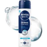 Nacario Nıvea Men Erkek Sprey Deodorant Derma Control Defend 150 Ml, 72 Saat Anti Perspirant Koruma, Tahrişe Karşı Koruma,hyaluronik Asit, Pro Vitamin B5,alkolsüz Formül