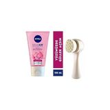 Nacario Nivea Micellar Gül Suyu Içeren Makyaj Temizleme Jeli 150 ml & Fluweel Yüz Temizleme Fırçası