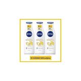 Nacario Nivea Sikilaştirici Vücut Losyonu (Q10 +Vitamin C) Normal Cilt 250ML x 3 Adet