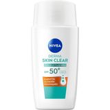 Nacario Nıvea SPF50 Derma Skin Clear Sivilce Karşıtı Gündüz Yüz Kremi 40 Ml,matlaştırıcı,makyaj Bazı,karnitin,gliserin,niasinamid,hafif Formül