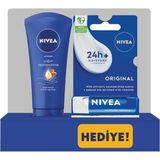 Nacario Nivea Visage Kofre El Kremi 75 ml Yoğun Nemlendirme +Dudak Koruyucu Orıgınal