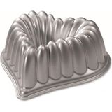 Nacario Nordic Ware, Nordicware 55548 Kek Kalıbı, Kalpli Çelenk, Alüminyum Döküm, Hacim: 2.5lt, 55548AMZ, Gümüş