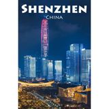 Nacario Not All Those Who Wander Are Lost, I Am Headed To Shenzhen: A Blank Sketchbook For Artists, Drawing, Doodling, Writing, And Recording Your Travels And ... Travel Lovers.: 100 Pages, 6x9 Matte Finish
